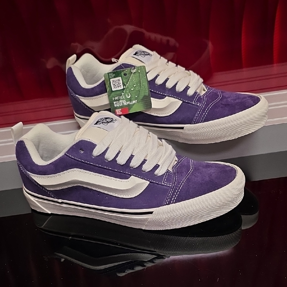 Vans Knu Skool Pig Suede Dark Purple New Men’s 13 Women’s 14.5